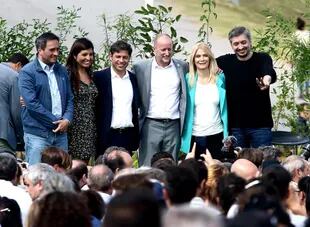 Kicillof, con Máximo Kirchner y Martín Insaurralde, aliados y rivales al mismo tiempo