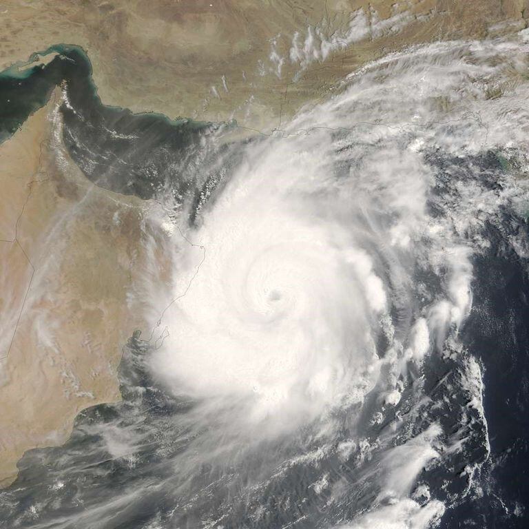 11-01-2022 Ciclón tropical alcanzando el este de la Península Arabiga POLITICA INVESTIGACIÓN Y TECNOLOGÍA NASA