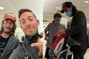 Andrew Kimmel compartió en sus redes sociales el noble gesto que tuvo Keanu Reeves con un fanático que se cruzó en el aeropuerto