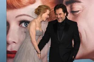 Nicole Kidman y Javier Bardem, cómplices en la red carpet