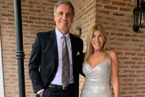 La foto “mundialista” que eligió Oscar Ruggeri para festejar el cumpleaños de su esposa Nancy