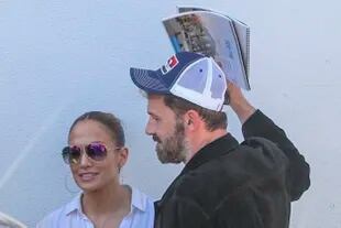 Jennifer Lopez y Ben Affleck miran una propiedad de oficina para una nueva empresa comercial en Los Ángeles