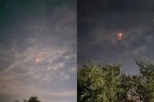 Dos “bolas de fuego” aparecieron en el cielo y sorprendieron a todos