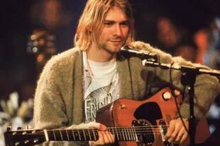 Kurt Cobain en el mítico MTV unplugged de Nirvana