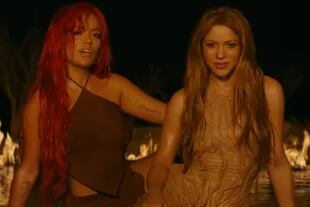 Karol G y Shakira estrenaron canción a puro ritmo (Captura video)
