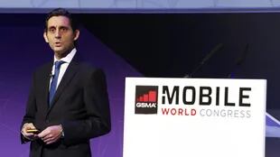 José María Álvarez Pallete, en el Mobile World Congress