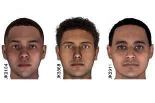 Los especialistas de la empresa Parabon Nanolabs recrearon las caras de tres antiguos egipcios mediante el uso de técnicas modernas aplicadas a las muestras genéticas de entre 2023 y 2797 años