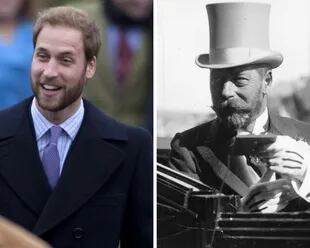 Al príncipe William se lo comparó con su tatarabuelo, el rey Jorge V (Crédito: My London)