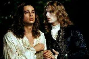 With Brad Pitt in Interview with the Vampire