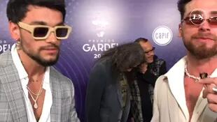 Premios Gardel: Máximo Espíndola y Agustín Bernasconi del dúo MYA