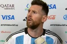 La reacción en caliente de Messi con un integrante del plantel de Países Bajos
