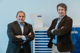 Roberto Araujo, gerente de producto para empresas BBVA Francés / Ramiro Baré, responsable de producto para empresas BBVA Francés