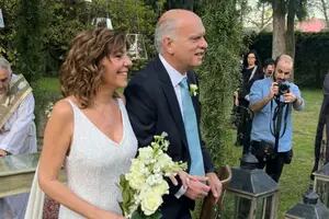 Néstor Grindetti se casó con Karina Spalla