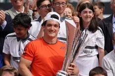 Días soñados de Gusti Fernández en Francia: ganó Roland Garros y un Súper Series