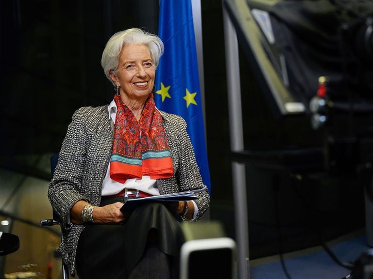 La inflación actual, según Lagarde, terminará desapareciendo una vez que se superen los cuellos de botella de la oferta