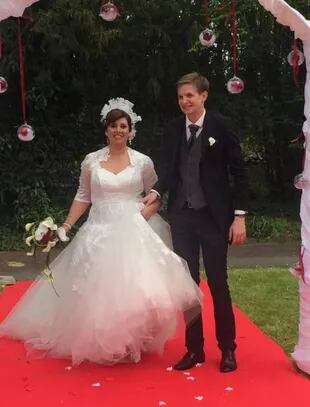 Salazar, de novia: se casó dos veces en Europa