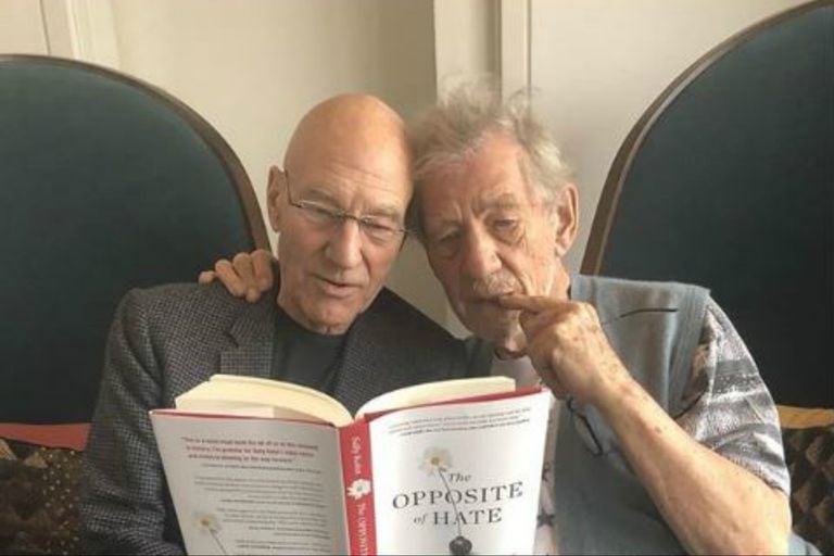 La inquebrantable amistad de dos caballeros, Ian McKellen y Patrick Stewart