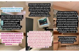 El pasado fin de semana, Karina Gao informó en su cuenta de Instagram cómo avanza su estado de salud tras dar positivo de coronavirus
