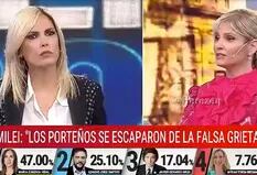 El momento de fuerte tensión entre Viviana Canosa y Romina Manguel en la cobertura de las elecciones