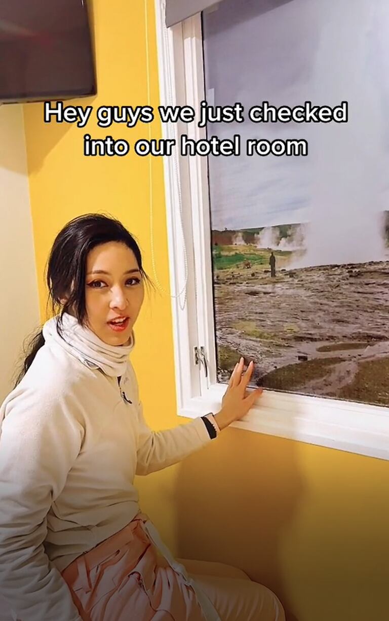 AnnChirisu decidió compartir en su cuenta en TikTok su experiencia en la habitación de un hotel