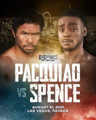 El filipino Manny Pacquiao peleará ante el invicto norteamericano Errol Spence, campeón mundial welter (FIB), prevista para el 21 de agosto próximo en Las Vegas