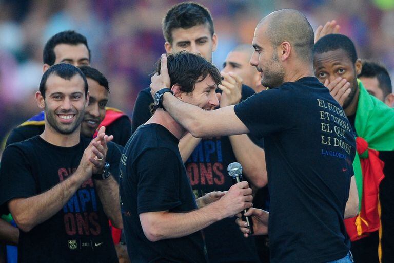 Messi, Guardiola y Mascherano, en un viaje único al mundo del Barcelona de Pep
