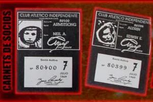 La historia del banderín de Independiente que Armstrong llevó a la Luna