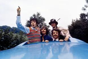 The Beatles en días de Magical Mystery Tour, en 1967