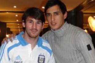 La foto que Matías Suárez se sacó con Messi