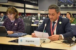 Juan Cabandie?, Ministro de Ambiente y Desarrollo Sostenible de la Nacio?n, durante el Segmento de Alto Nivel de la COP 15