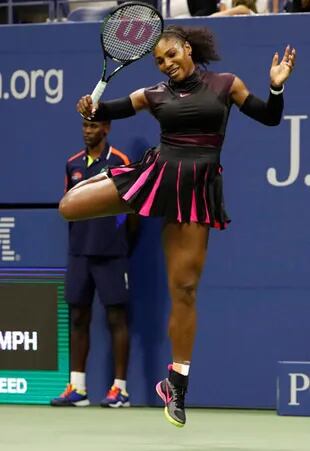 El baile de una Serena Williams ganadora