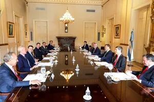 El Presidente almorzó con empresarios y les dijo que el acuerdo con el FMI se cerraría en 2022
