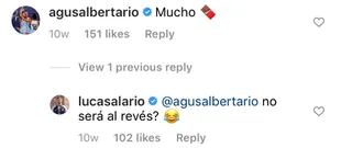 El divertido ida y vuelta entre Albertario y Alario en el Instagram del futbolista