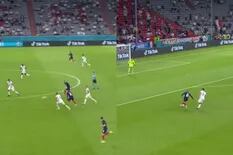 El golazo anulado de Mbappé en la Eurocopa y el 'sprint' similar al que hizo contra la Argentina
