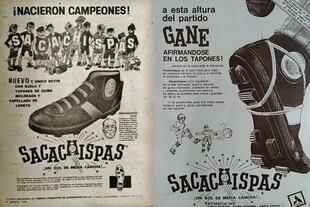 Los Sacachispas fueron lanzados al mercado en 1963 por la empresa Alpargatas