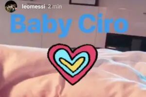 Lionel Messi anunció el nombre de su tercer hijo en un video en Instagram