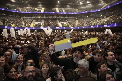 Cierre de campaña de La Libertad Avanza de Javier Milei, en el Movistar Arena.