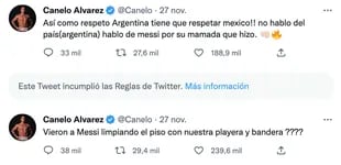 Canelo Álvarez amenazó a Messi por supuestamente patear la playera de México