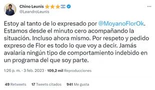 La palabra del Chino Leunis, conductor de El hotel de los famosos sobre la denuncia de Flor Moyano