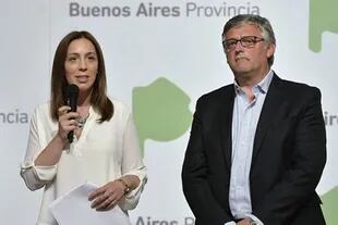 María Eugenia Vidal y su exministro de Trabajo Marcelo Villegas