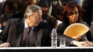Los ex presidentes Néstor y Cristina Kirchner