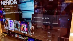 El televisor Bravia XR A80J tiene un modo que optimiza la pantalla para Netflix