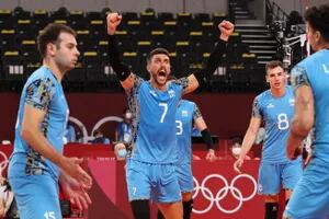 Una electrizante remontada argentina en vóleibol ante Túnez para acercarse a cuartos