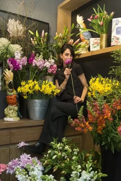 Camila Gassiebayle, al frente de Blumm Flower, en Casa Cavia