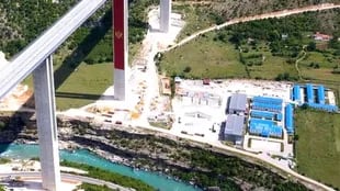 La Ruta de la Seda de China se ha extendido hasta los Balcanes, con este puente que se construye en Montenegro