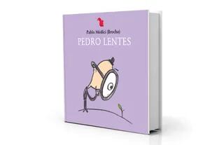 Ilustración creada a partir de la portada de "Pedro Lentes", el nuevo libro de Brocha