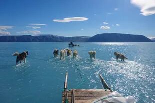 Por el cambio climático la tierra se calienta y Groenlandia se derrite