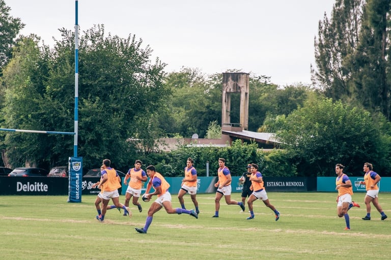 Preparación de Jaguares XV en Casa Pumas, antes de viajar a Chile para iniciar la participación en la competencia sudamericana.