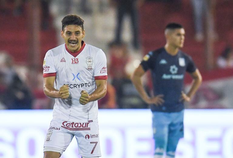 Matías Cóccaro, el autor del gol de Huracán en el triunfo ante Racing por 1-0