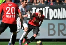 PSG dominó, pero Rennes lo sorprendió de contraataque y lo venció por 2-0